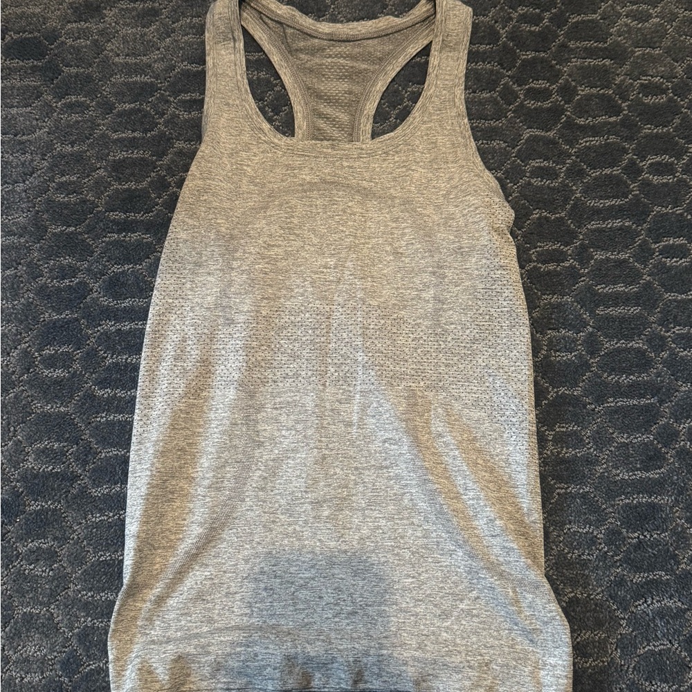 Lululemon Athletica Heather Gray Tank Top